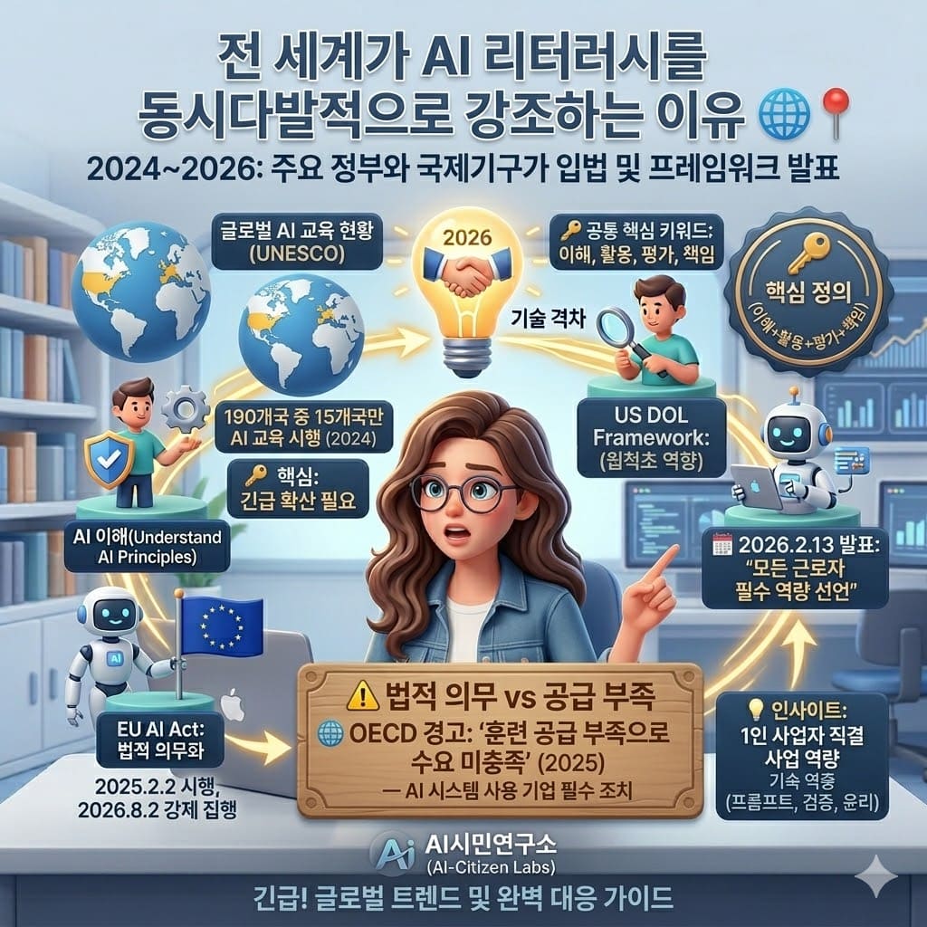 전 세계가 AI 리터러시를 동시다발적으로 강조하는 이유