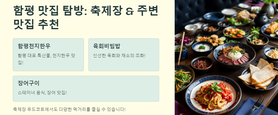 함평나비축제 일정, 초대가수, 입장료 할인정보🦋