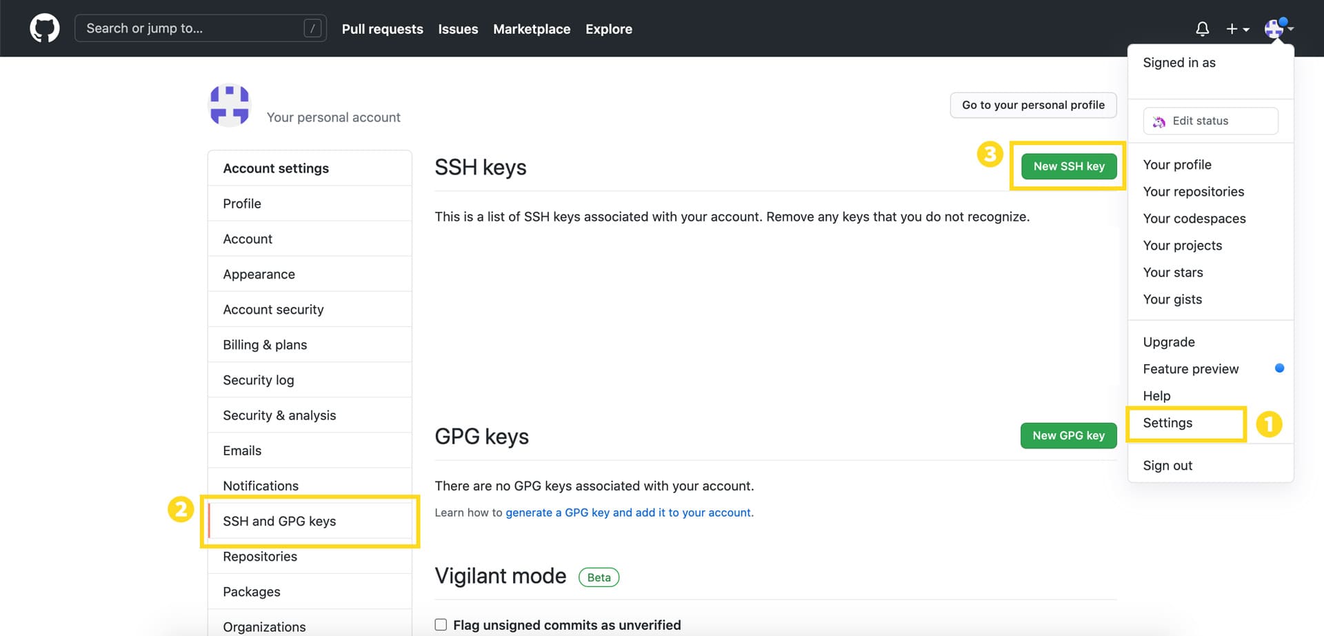 ssh-key-git-mac