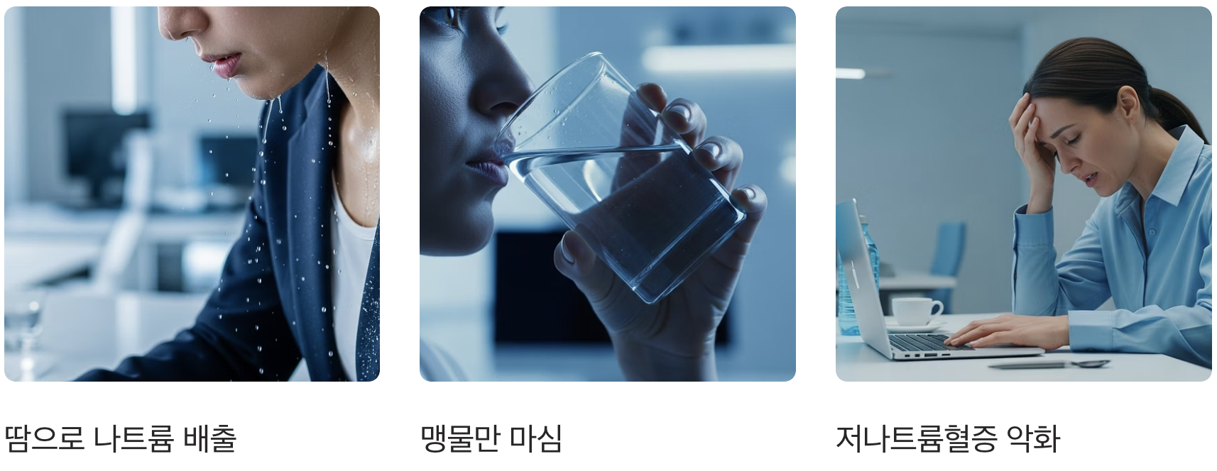 땀 많이 흘리는 여름, 특히 위험합니다