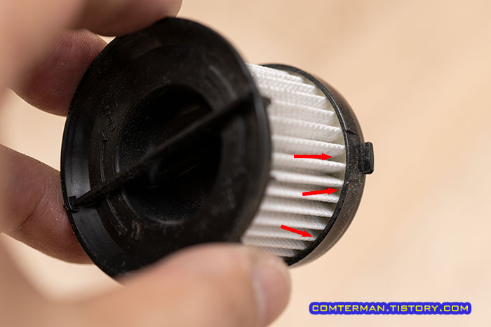 캐치웰 THC-1000 헤파필터 청소