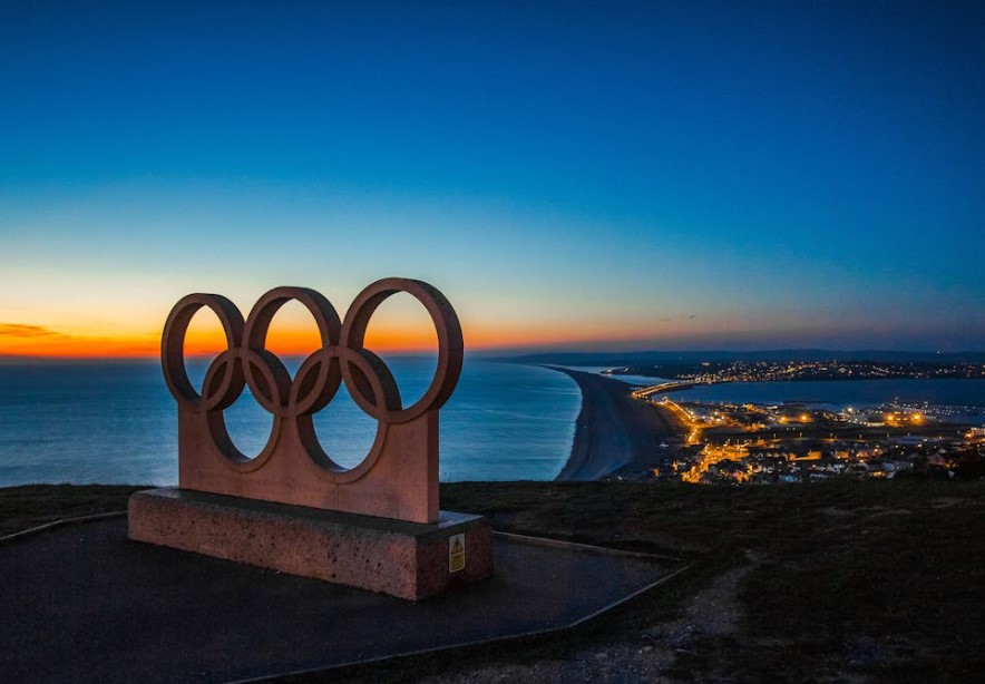 올림픽 상징 조형물, 국가대표 경기 상징 이미지입니다