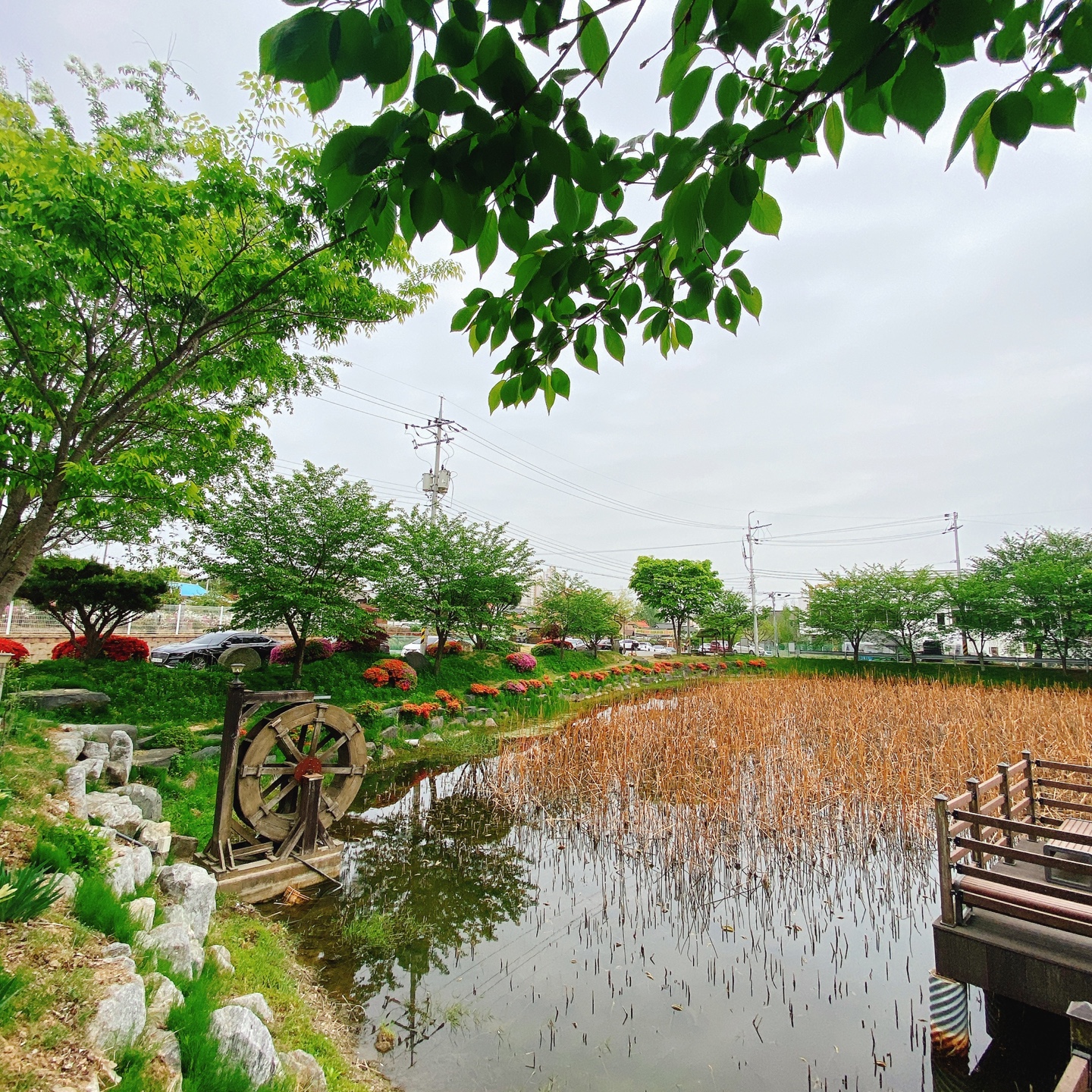 충북 청주 부모산 주봉마을 주봉저수지 한옥 북카페 인문아카이브양림 후마니타스