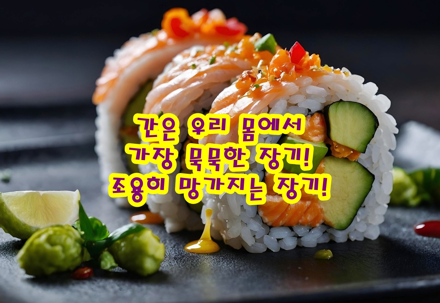 간은 우리 몸에서 가장 묵묵한 장기! 조용히 망가지는 장기!