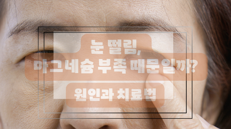 눈떨림의 주요 원인