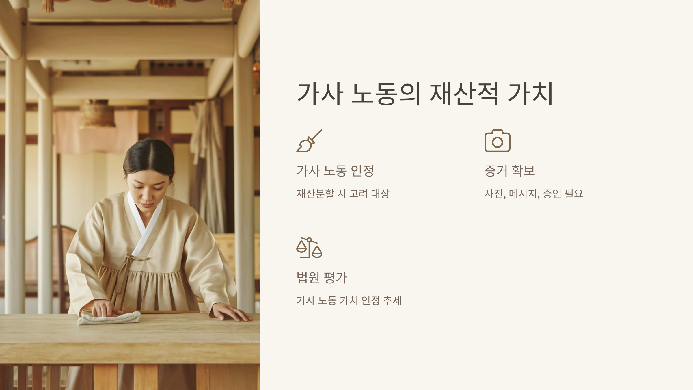 가사 노동의 재산적 가치