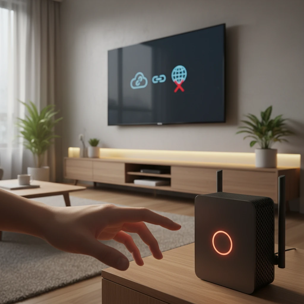 TV 와이파이 목록은 뜨는데 연결 실..