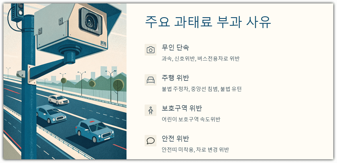 자동차 과태료란 무엇인가? 과태료 부과 사유