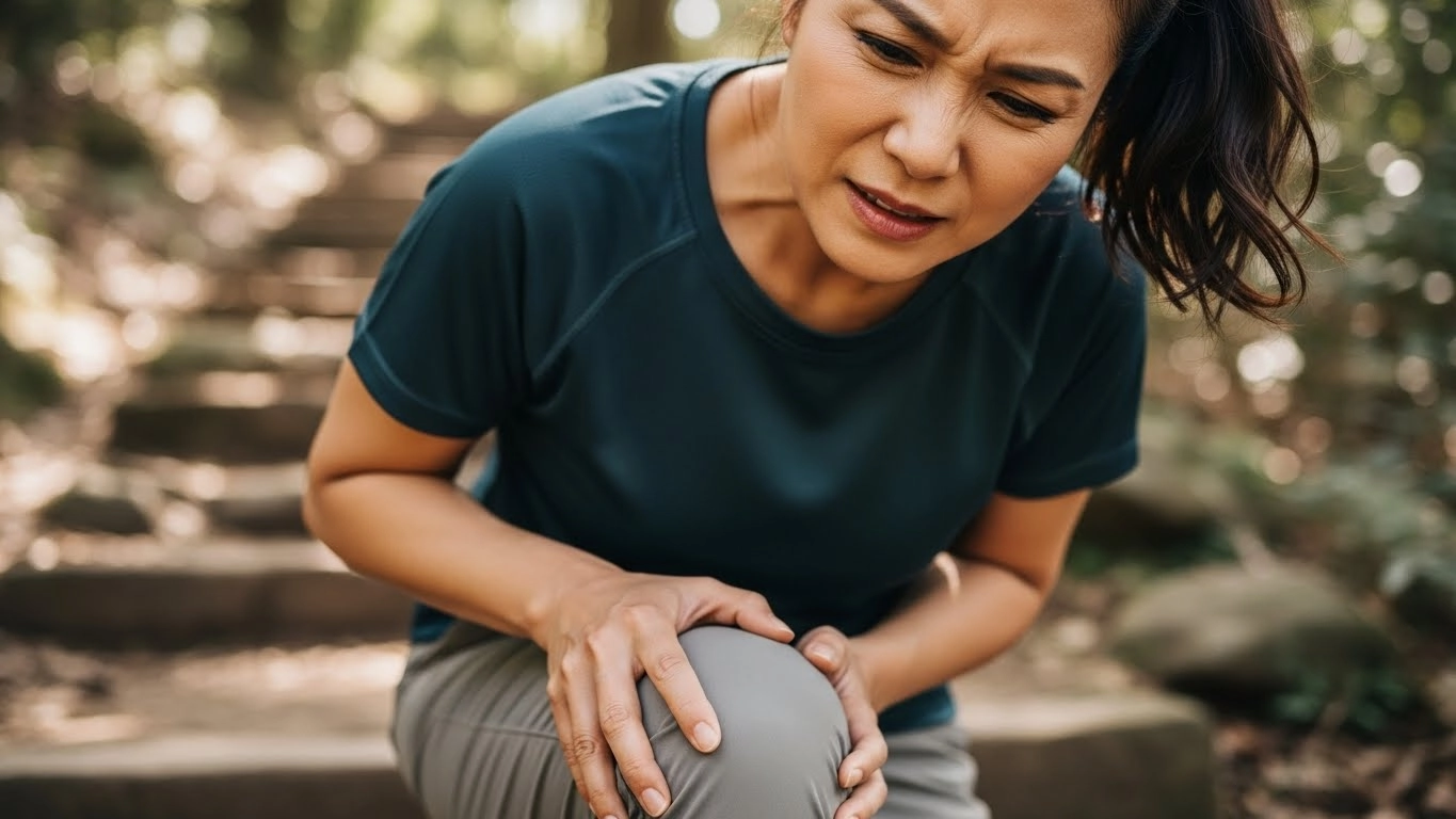 계단 내려갈 때 무릎이 시큰거리는 진짜 이유