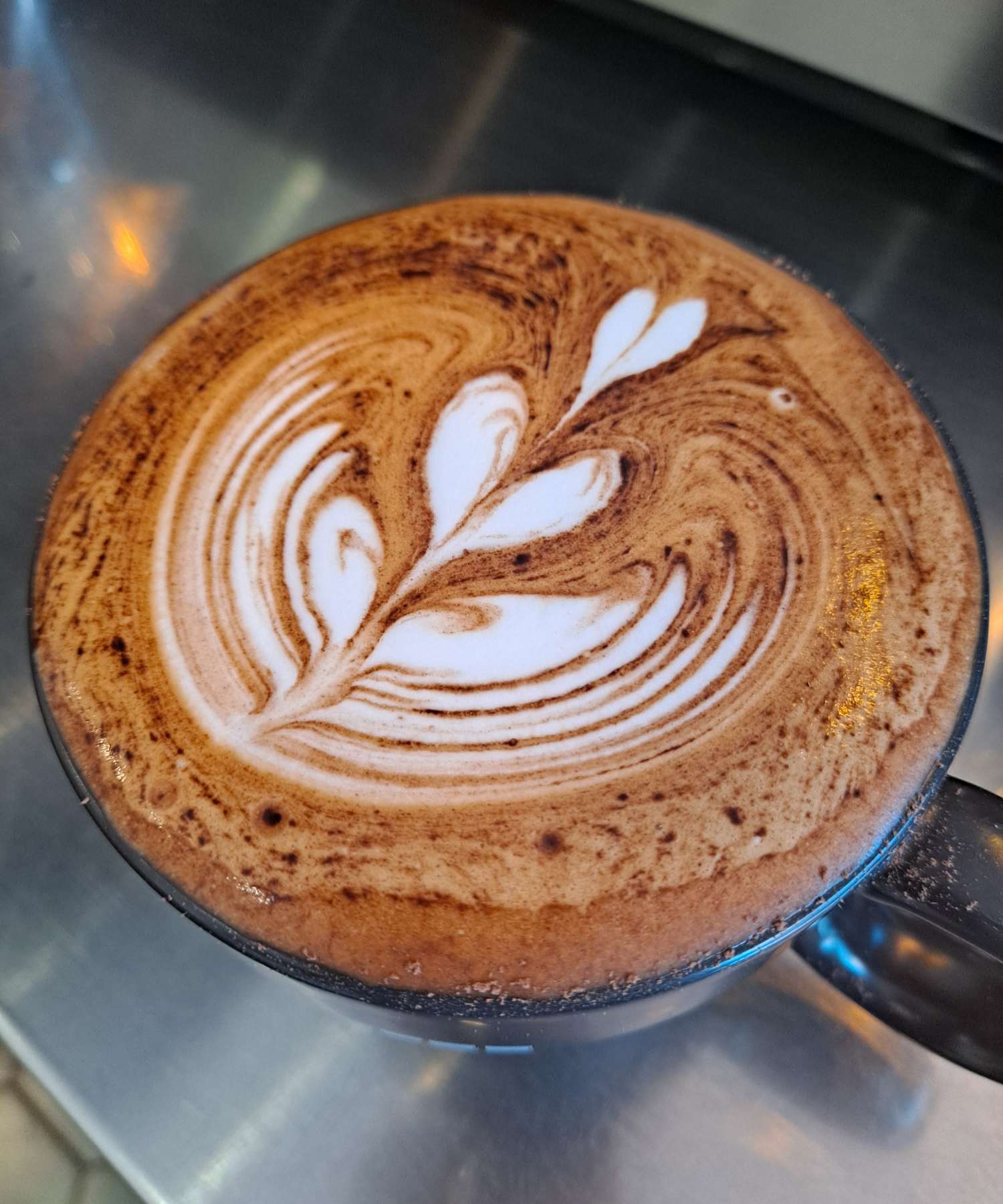 라떼아트 3단윙튤립