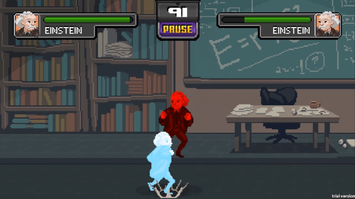 발차기-기술로-적을-공격하는-화면