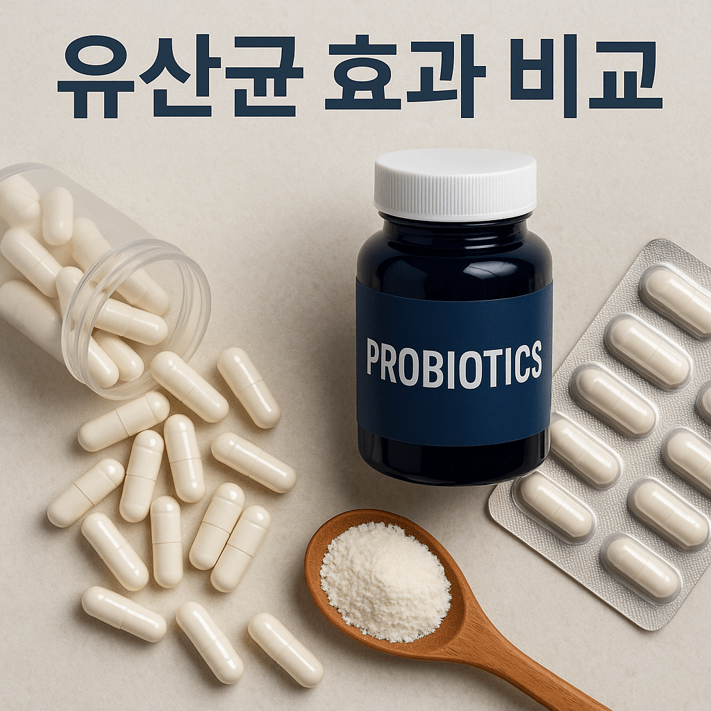 가장 효과좋은 유산균 비교