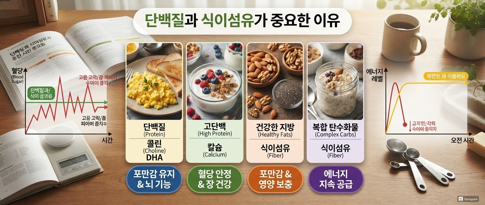 단백질과 식이섬유가 중요한 이유