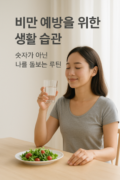 비만 예방을 위한 생활 습관