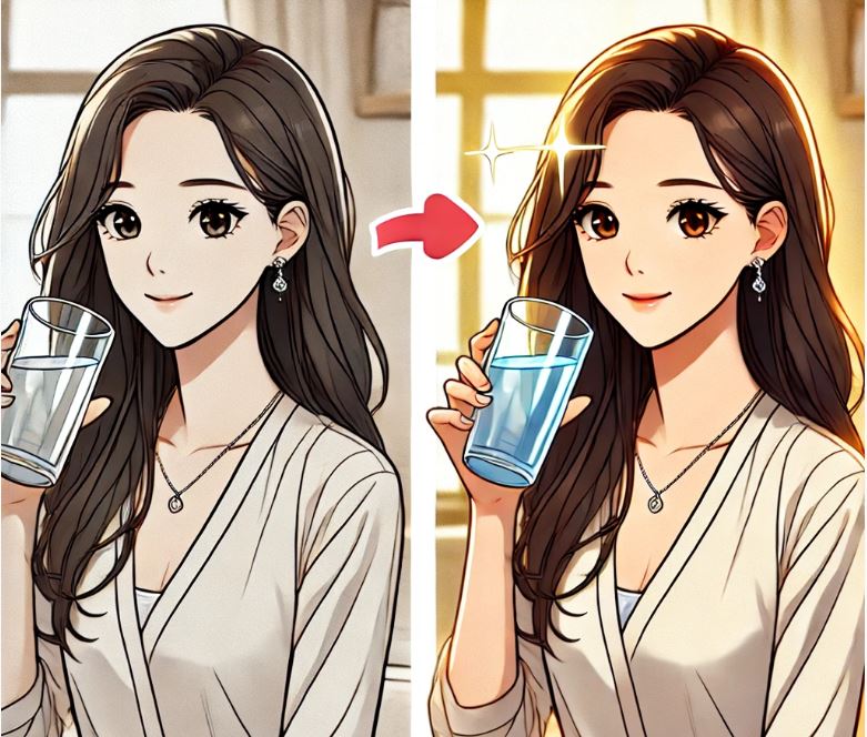 물 마시면 피부에 좋을까