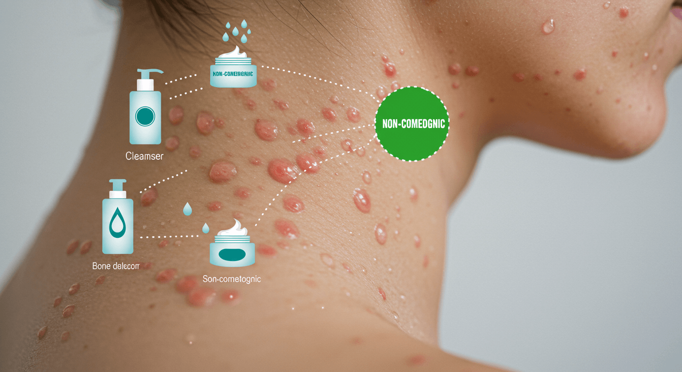 &quot;뾰루지와 여드름, 트러블 발생의 시작점&quot;에 대한 이미지입니다.