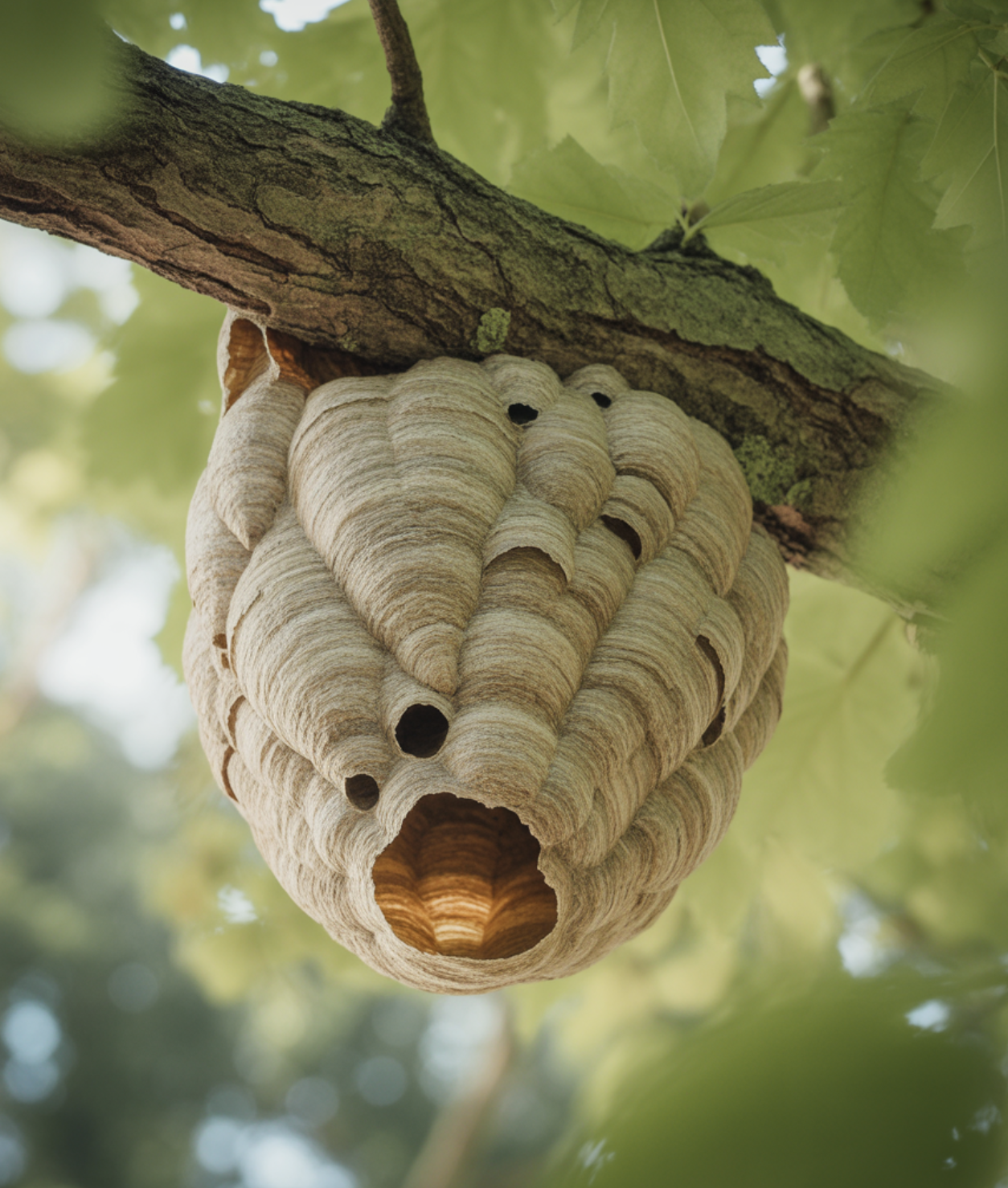 이 벌집&amp;#44; 대체 무엇으로 만들었을까?