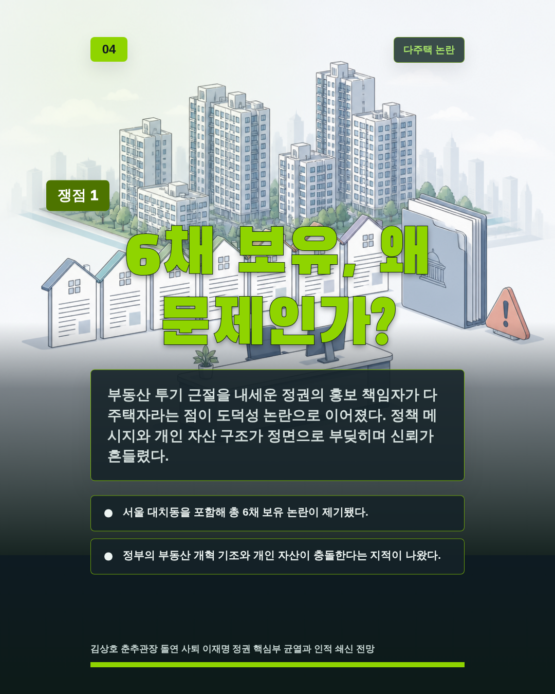 6채 보유, 왜 문제인가?
