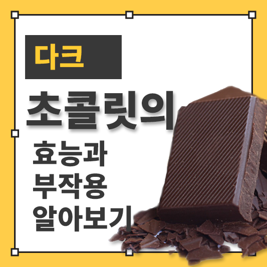 다크초콜릿효능과부작용