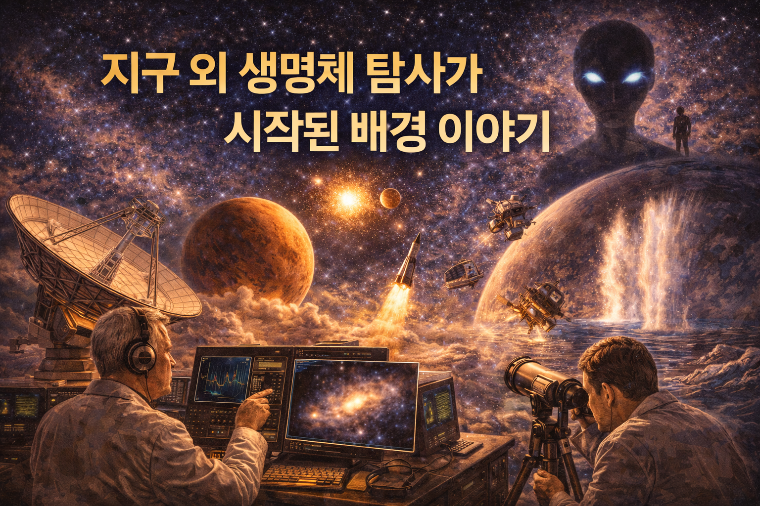 지구 외 생명체 탐사가 시작된 배경 이야기