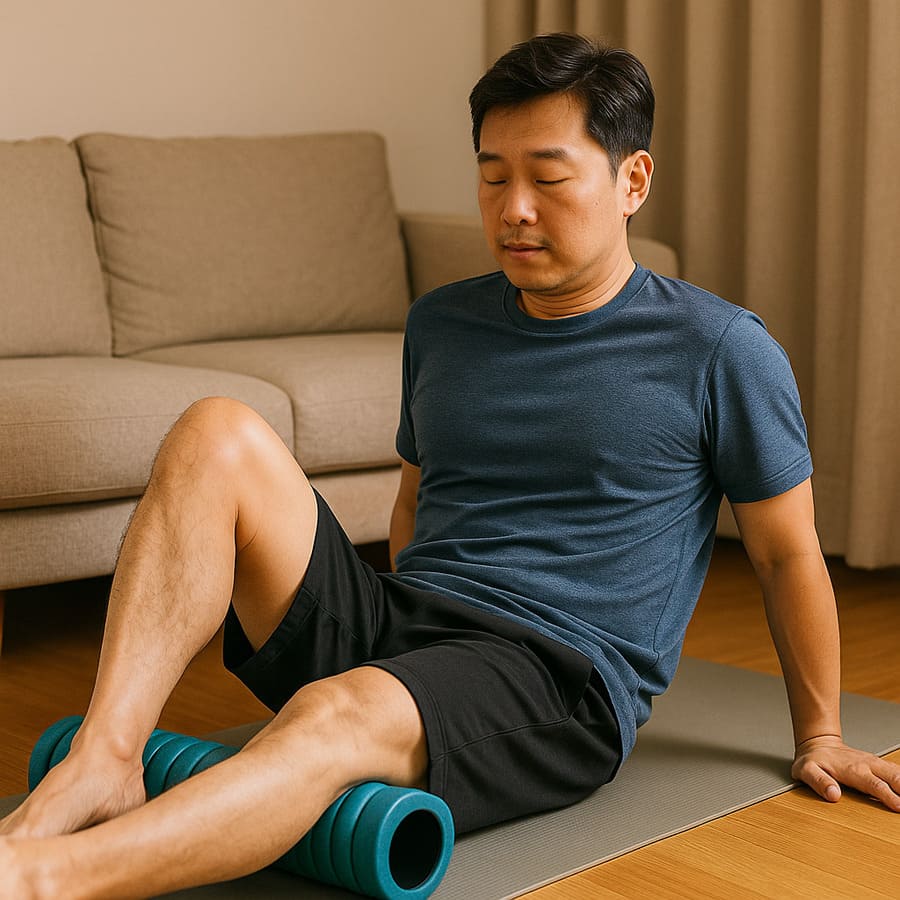 근육통이 사라지는 폼롤러 활용법−뭉친 근육을 풀고 순환을 살리는 셀프 마사지 가이드