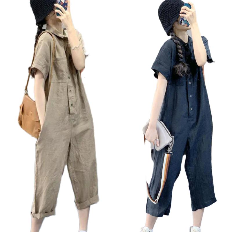 여름 여성 투피스 점프슈트 점프수트 원피스 멜빵바지