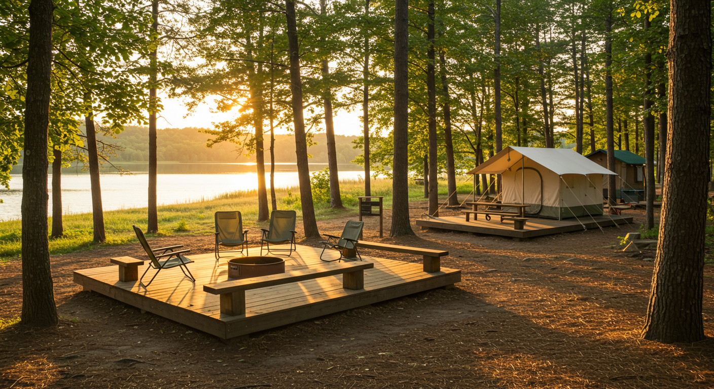 시니어에게 딱 맞는 힐링 캠핑장 추천
