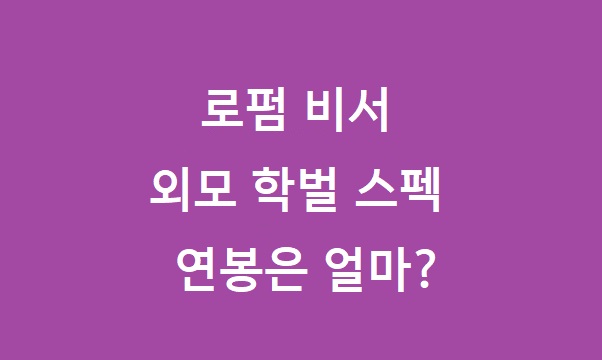 로펌 비서 외모