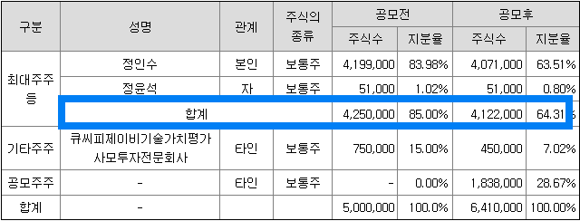 최대주주 내역