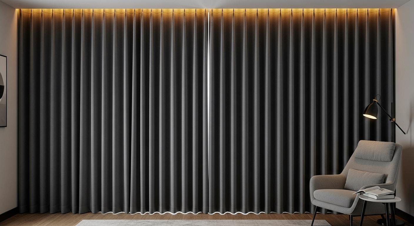 방음 커튼 효과