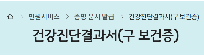보건증 발급비용 및 발급기간, 유효기간