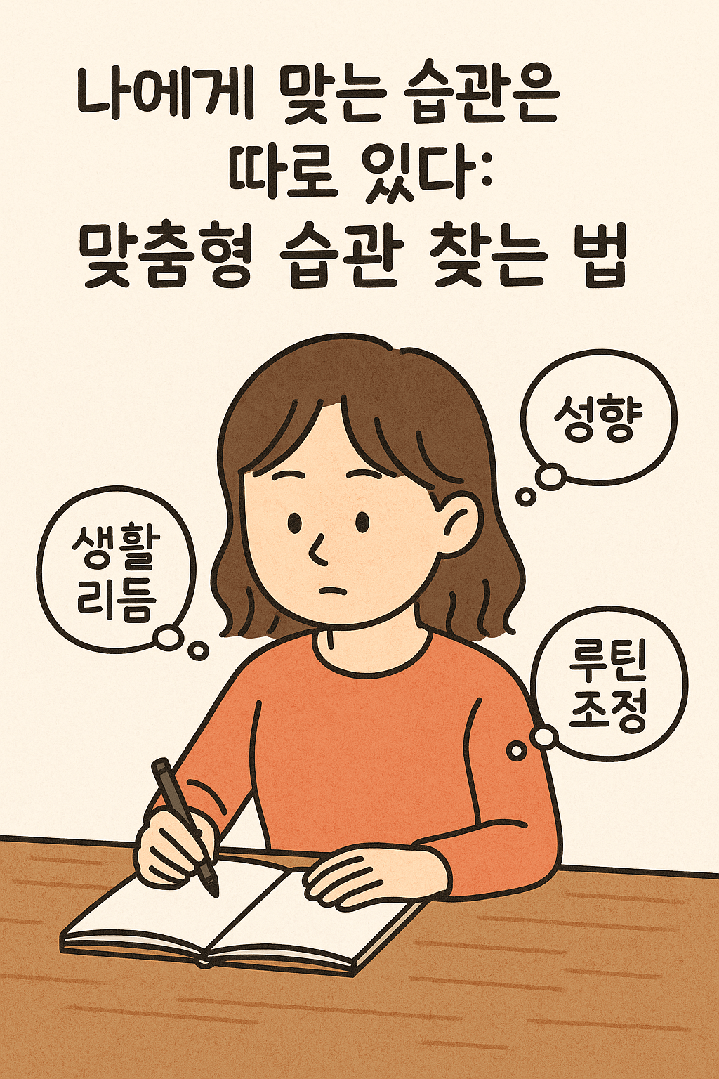 맞춤형 습관 찾는 법