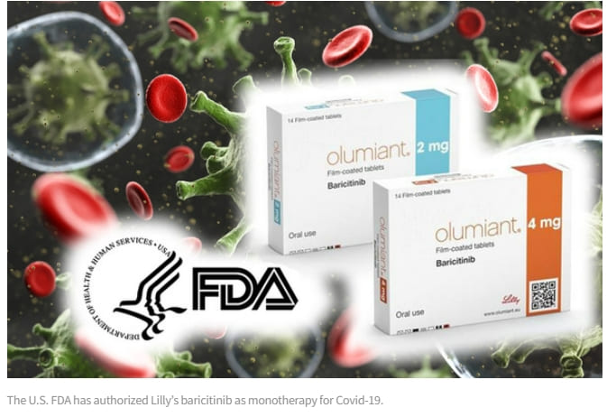 류마티스 관절염 치료제 '바리시티닙', 중증 코로나 입원 환자 생존율 높여