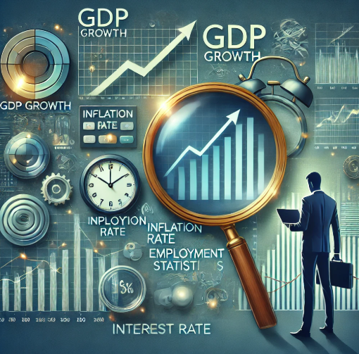 GDP, INFLATION 비율 등 경제지표에 대한 사진