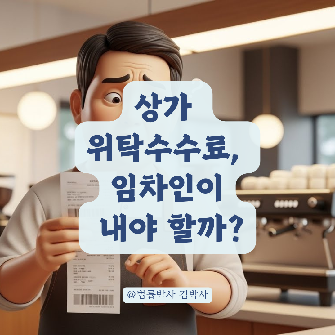 상가 위탁수수료, 임대인이 아닌 임차인에게 부과하는 기준 요약