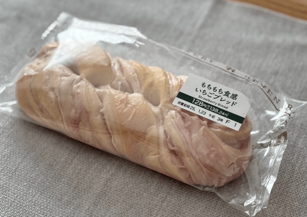 もちもち食感いちごブレッド (쫀득쪽득 딸기 브레드)