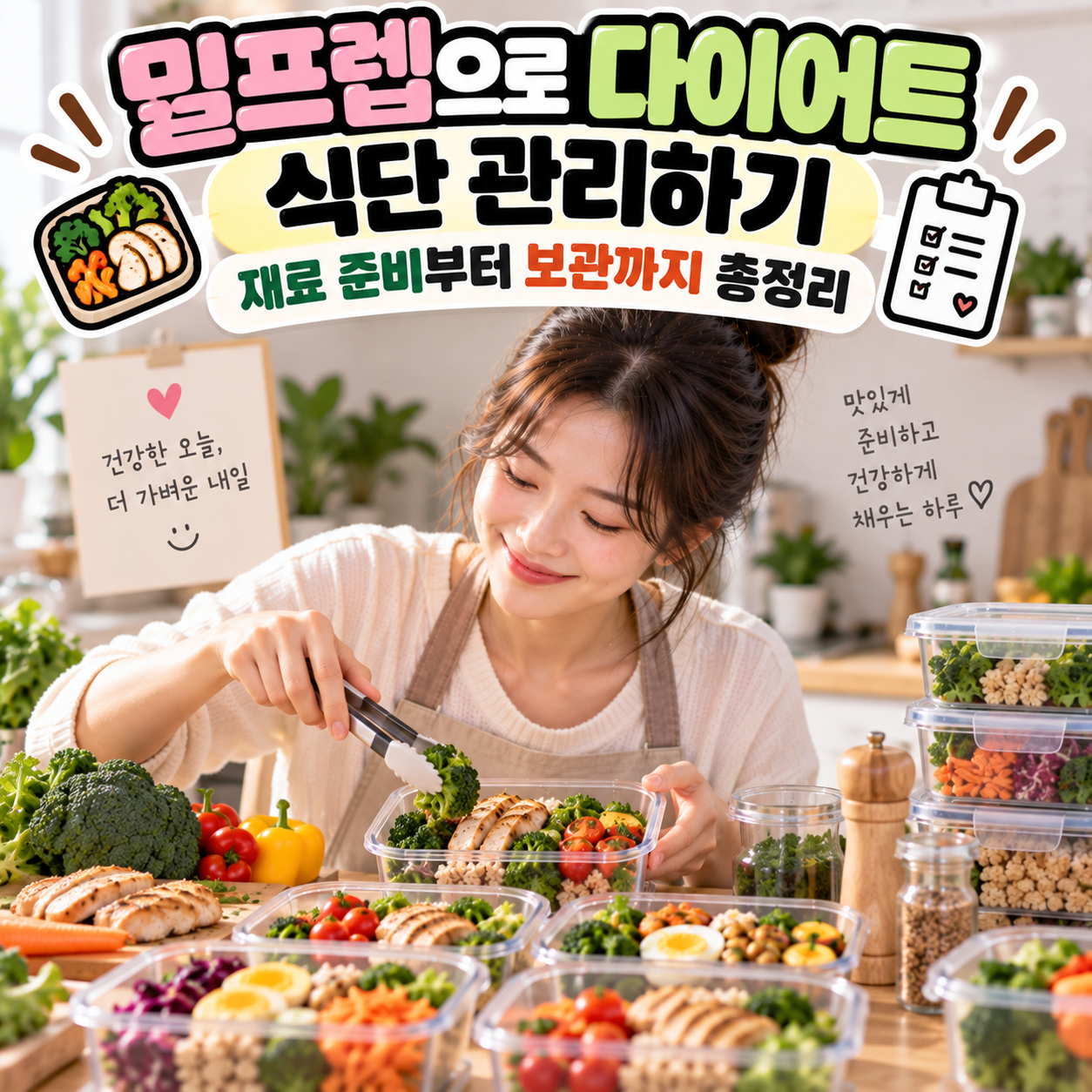 밀프렙으로 다이어트 식단 관리하기
