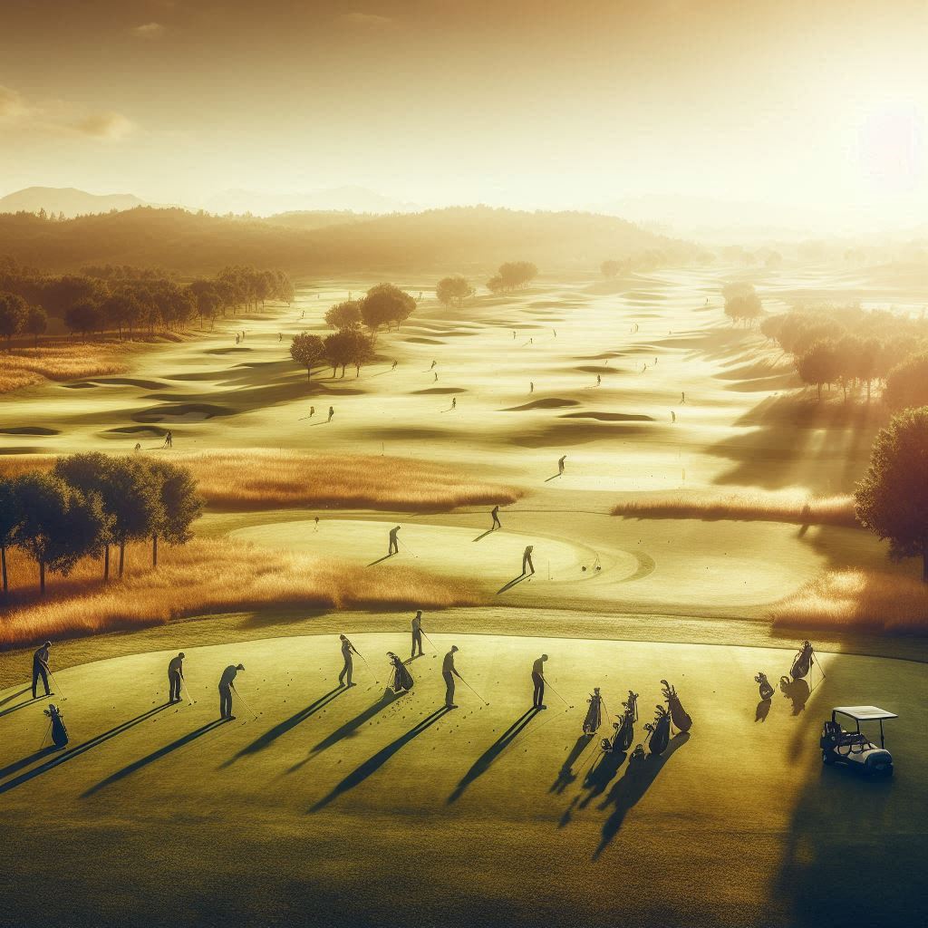 실외골프연습장 배경