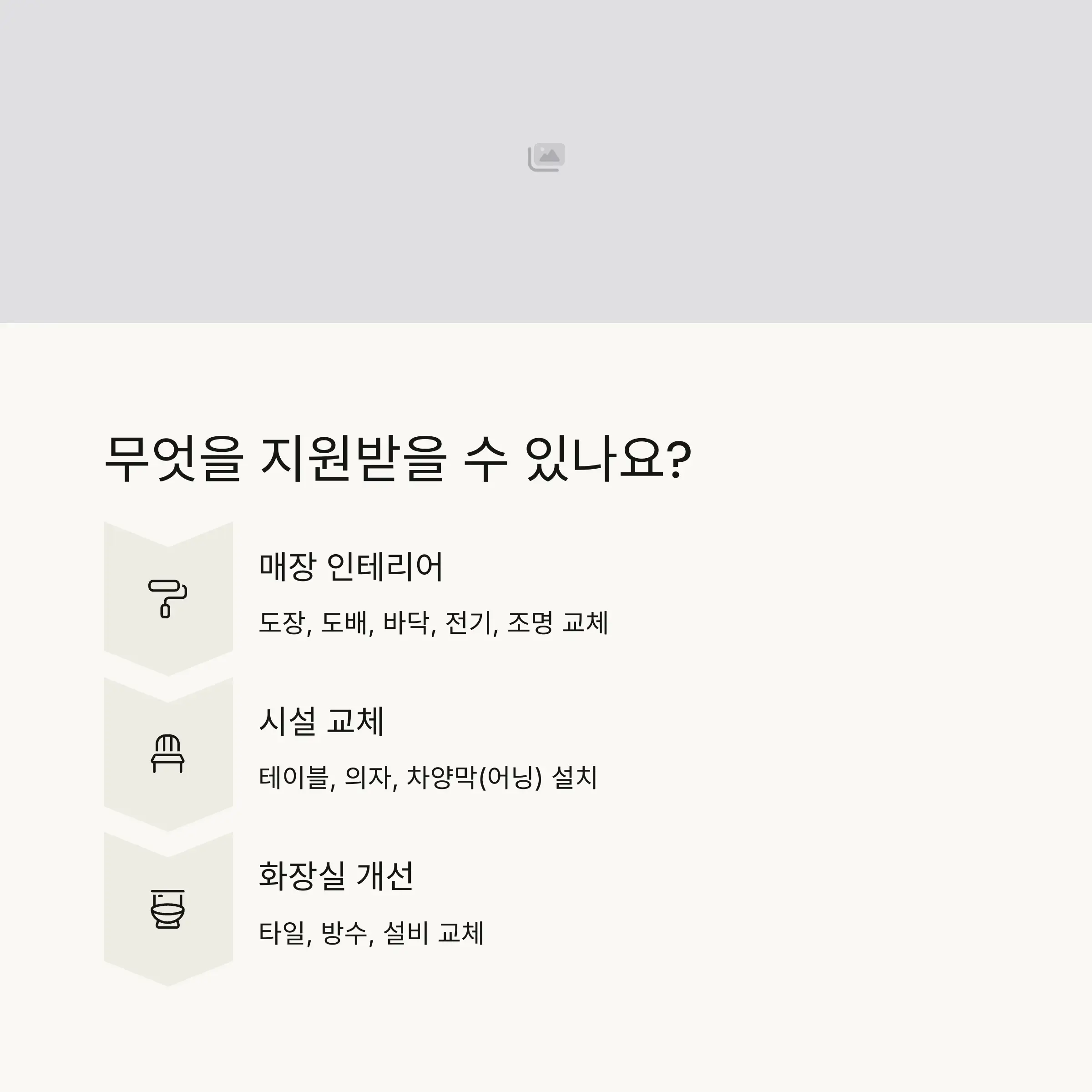 💰 실내보수지원 내용