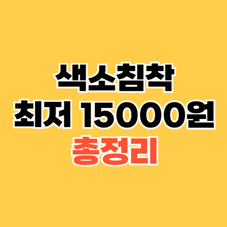색소침착 최저 15000원