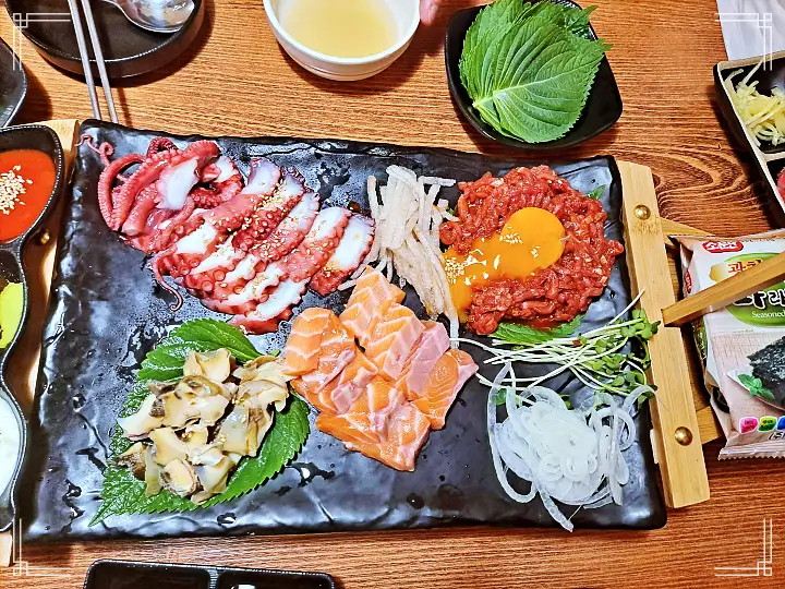 줄서는식당 면목동 사가정역 맛집 보보 강성연 바다장어 화로 구이 문어 소라 숙회 권율 추천 47회 소개