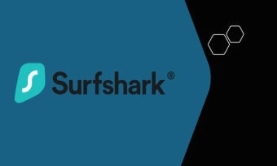 Surfshark 로고 및 앱 화면