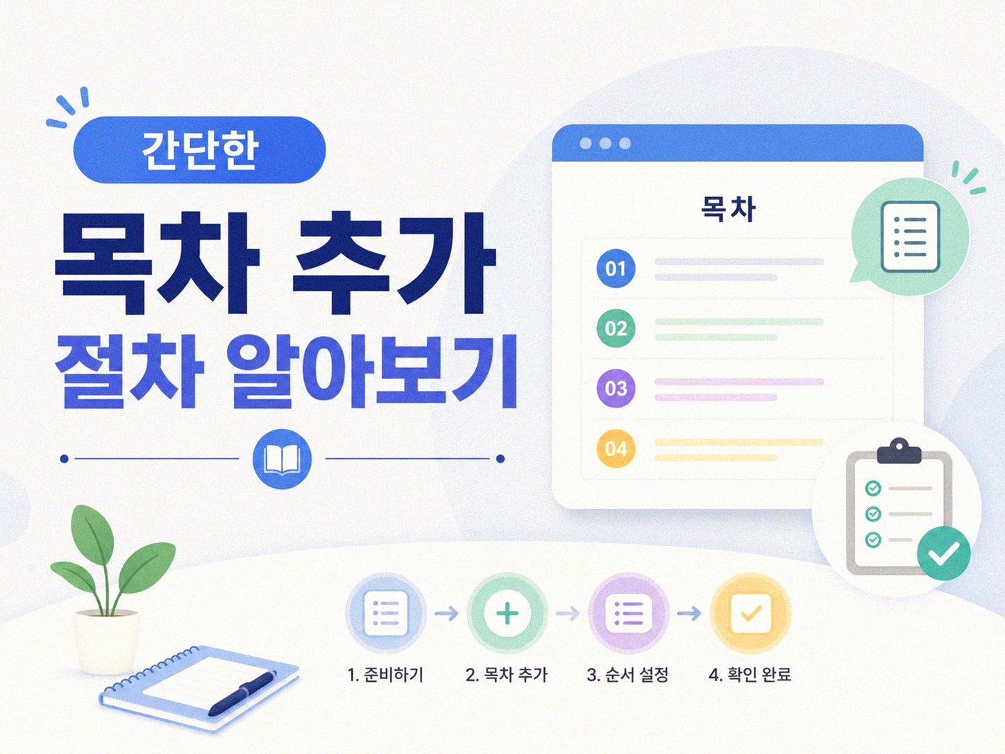 PDF에 목차 넣기, 어디부터 시작할까