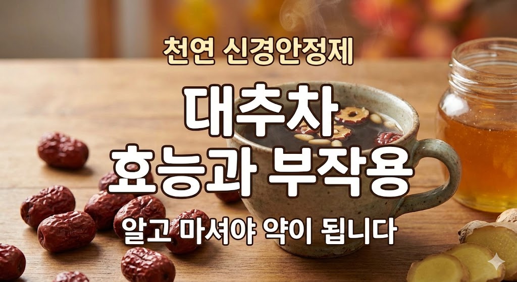 대추차 효능 부작용