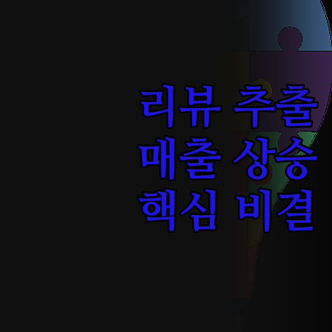 스마트스토어 리뷰 추출 프로그램, 내