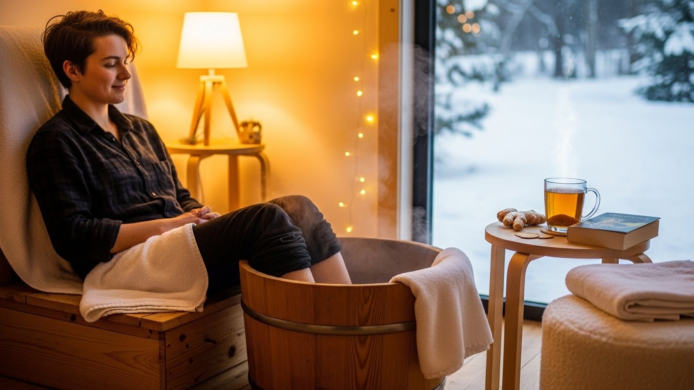 즉각적인 체온 상승! 긴급 순환 마사지법