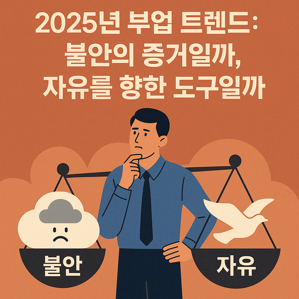 2025년 부업 트렌드, 불안의 증거일까, 자유를 향한 도구일까