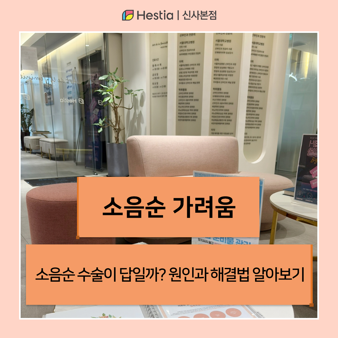 소음순 가려움, 소음순수술 답일까? 소음순비대증 원인과 해결법 알아보기