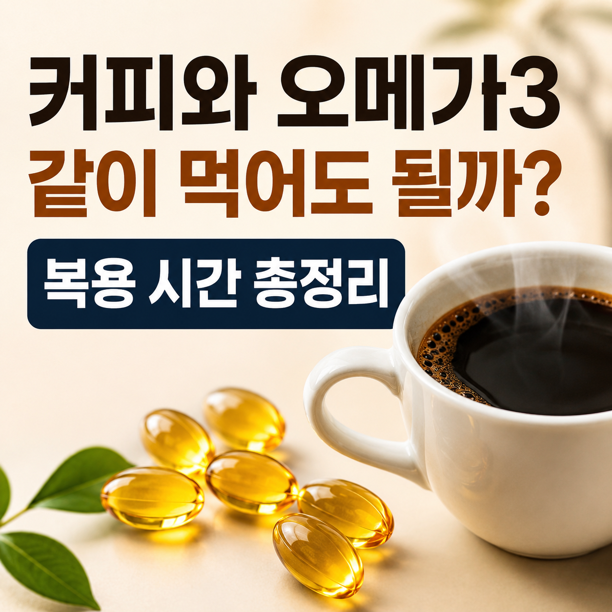 커피와 오메가3