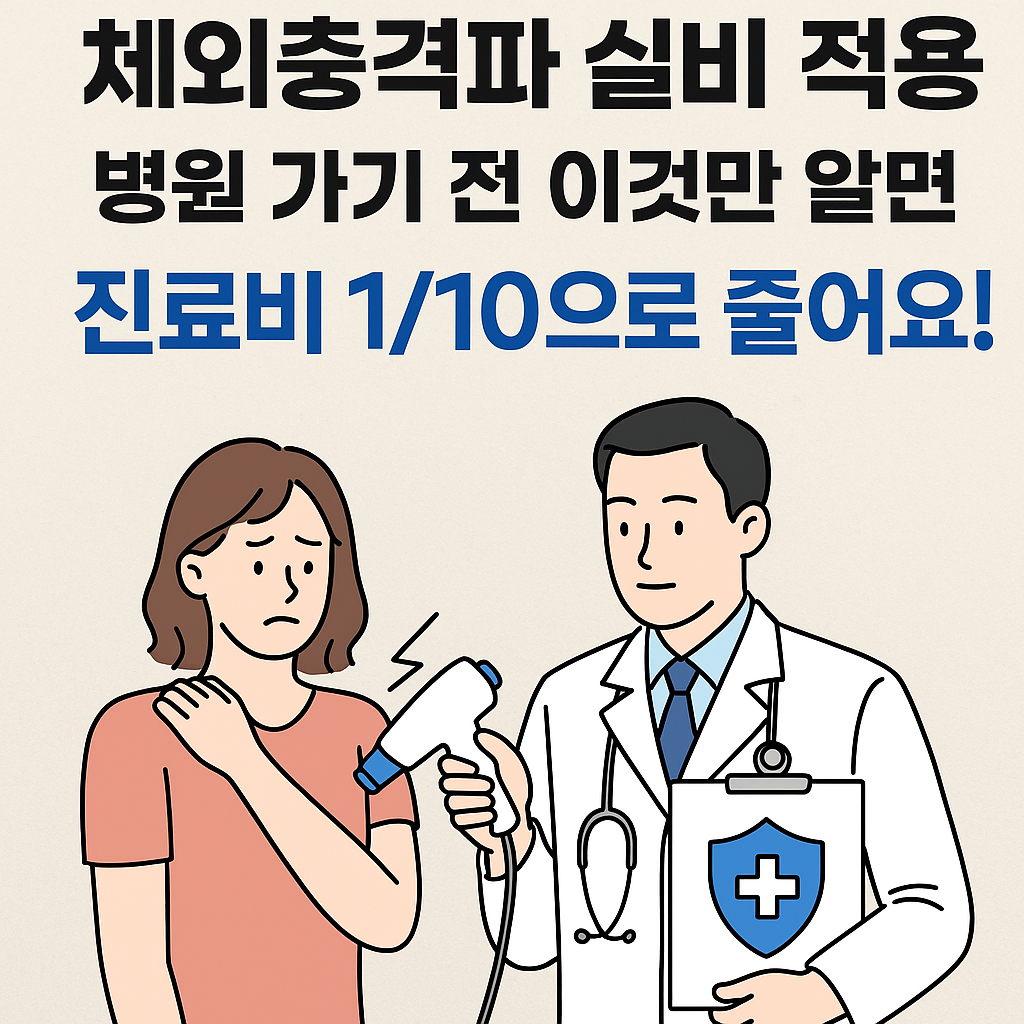 체외충격파 실비 적용 병원 진료비
